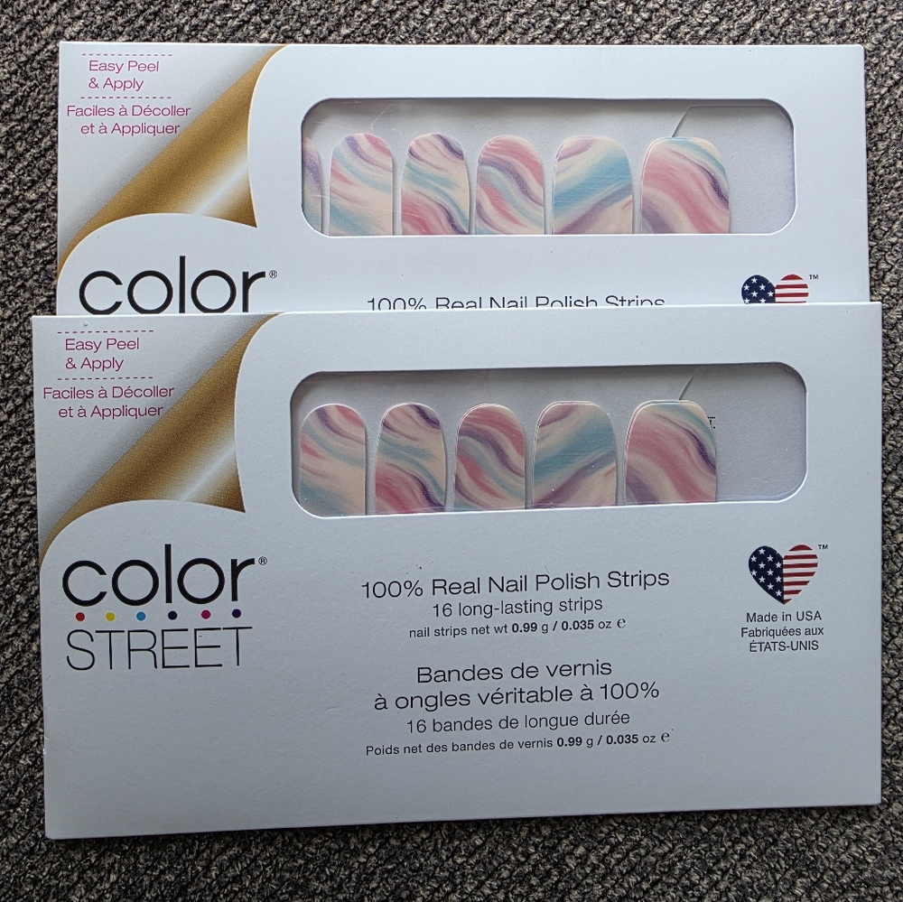 Color Street Nail Polish Strips - Pastel Swirl